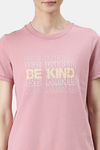 Enamor Relaxed Fitted Top - Mauve Love Be Kind Graphic — thumbnail 8